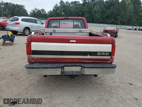1992 Ford F-150 with VIN 1FTEX15N8NKB89925, listed as a Copart auction lot 62930744 with Not Provided miles and Salvage Title. Bid and sale history available at carsss.com. Image 6.