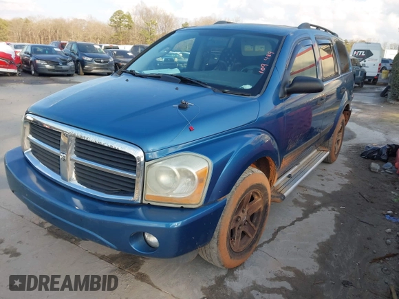 2006 Dodge Durango SLT with VIN 1D4HB48N26F109489, listed as a IAAI auction lot 41540288 with 184,092 mi miles and . Bid and sale history available at DreamBid. Image 2.