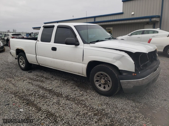 2004 Chevrolet Silverado 1500 Work Truck with VIN 1GCEC19X84Z195625, listed as a Copart auction lot 47950485 with 224,804 mi miles and Salvage Title. Bid and sale history available at carsss.com. Image 4.