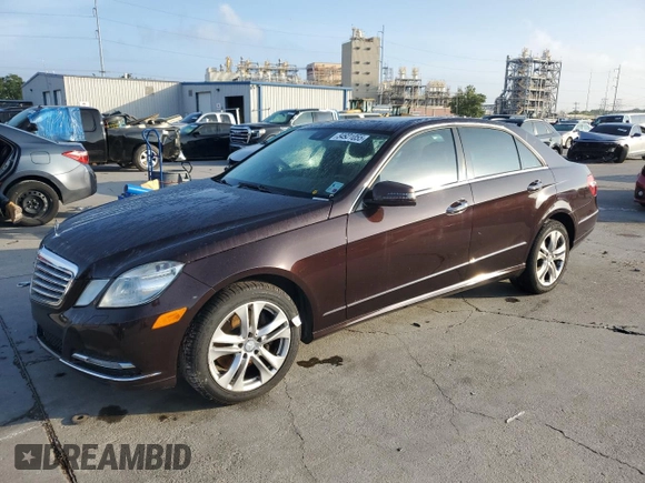 2011 Mercedes-Benz E 350 Luxury with VIN WDDHF5GB6BA465150, listed as a Copart auction lot 54921055 with 96,362 mi miles and Salvage Title. Bid and sale history available at DreamBid. Image 1.