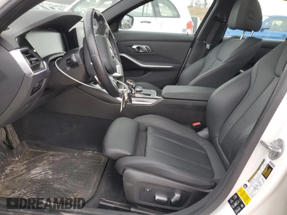 2019 BMW 3 Series 330i xDrive with VIN 3MW5R7J52K8A26569, listed as a Copart auction lot 46864745 with 46,729 mi miles and Salvage Title. Bid and sale history available at DreamBid. Image 7.