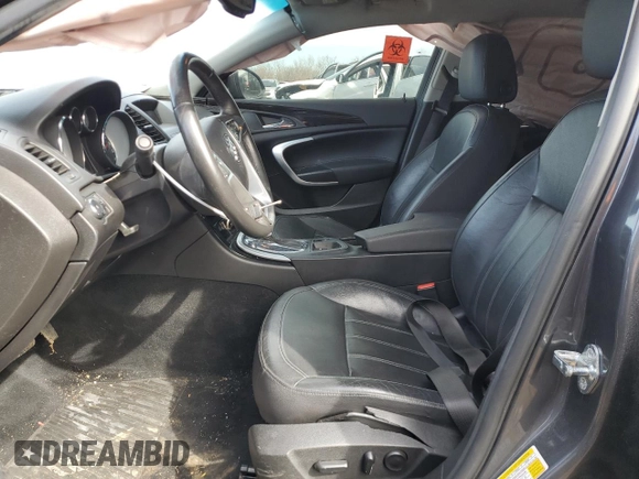 2011 Buick Regal CXL Turbo TO6 with VIN W04G05GV8B1059334, listed as a Copart auction lot 48557985 with 114,945 mi miles and Salvage Title. Bid and sale history available at carsss.com. Image 7.