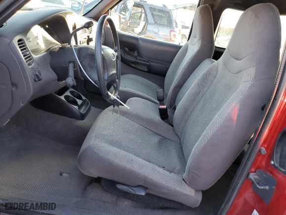 2002 Ford Ranger XL Fleet with VIN 1FTYR44U62TA37293, listed as a Copart auction lot 89411535 with 149,061 mi miles and Salvage Title. Bid and sale history available at carsss.com. Image 7.