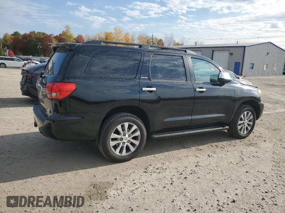 2016 Toyota Sequoia Limited with VIN 5TDJY5G11GS127999, listed as a Copart auction lot 76986164 with 93,254 mi miles and Salvage Title. Bid and sale history available at carsss.com. Image 3.