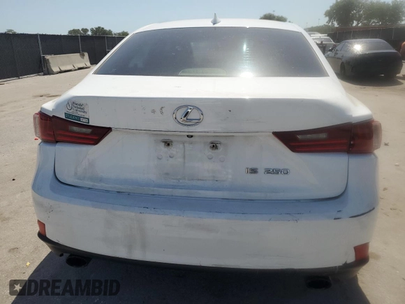 2015 Lexus IS 250 with VIN JTHBF1D23F5065489, listed as a Copart auction lot 56408005 with Not provided miles and Salvage title. Bid and sale history available at DreamBid. Image 6.