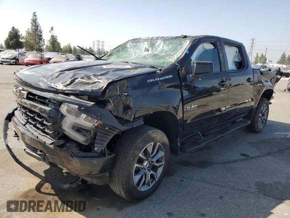 2024 Chevrolet Silverado 1500 RST with VIN 2GCPADED4R1128824, listed as a Copart auction lot 69540594 with 0 mi miles and Salvage Title. Bid and sale history available at carsss.com. Image 1.