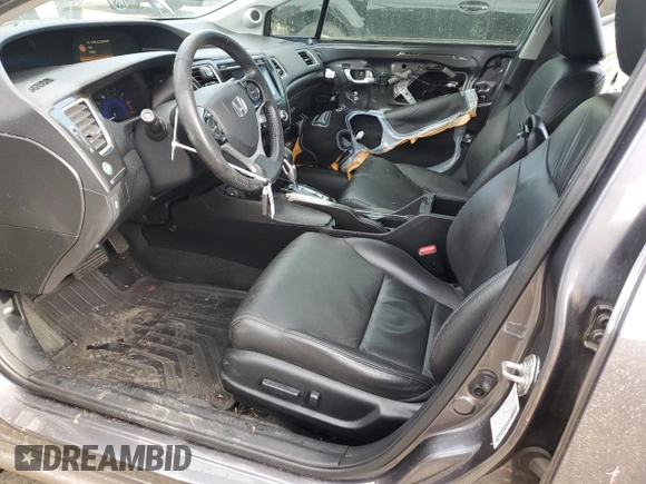 2015 Honda Civic Sedan EX-L with VIN 2HGFB2F96FH541971, listed as a Copart auction lot 46160825 with 111,711 mi miles and Salvage Title. Bid and sale history available at carsss.com. Image 7.
