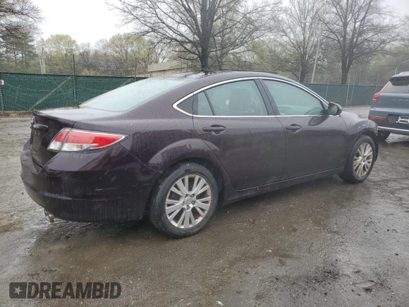 2009 Mazda 6 i Touring with VIN 1YVHP82A395M19375, listed as a Copart auction lot 51672745 with 136,757 mi miles and Salvage Title. Bid and sale history available at carsss.com. Image 3.