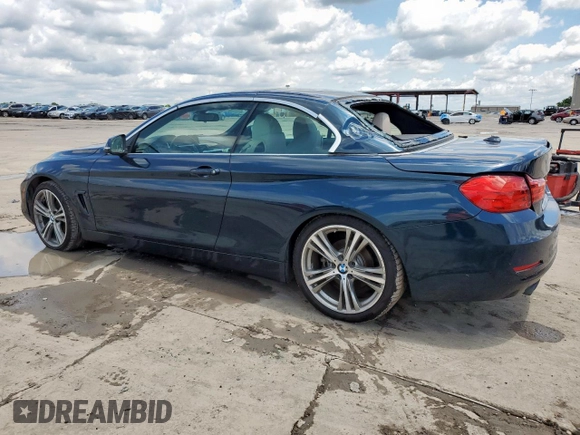 2017 BMW 4 Series 430i z VIN WBA4U7C37H5H20043, wystawiony jako Copart lot #57810165 z przebiegiem 63 419 mil mil oraz Szkoda całkowita • Salvage title. Historia ofert i sprzedaży dostępna na DreamBid. Obrazek 2.