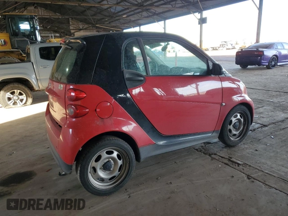2013 Smart fortwo Pure with VIN WMEEJ3BAXDK614382, listed as a Copart auction lot 46398545 with 78,335 mi miles and Salvage Title. Bid and sale history available at carsss.com. Image 3.