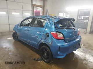 2024 Mitsubishi Mirage ES with VIN ML32AUHJXRH038010, listed as a Copart auction lot 60400125 with 5,264 mi miles and Non repairable. Bid and sale history available at DreamBid. Image 2.
