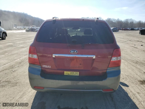 2008 Kia Sorento EX with VIN KNDJC736185845717, listed as a Copart auction lot 45554895 with 127,418 mi miles and Salvage Title. Bid and sale history available at carsss.com. Image 6.