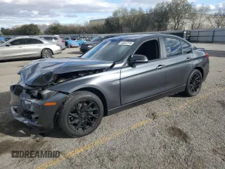 2014 BMW 3 Series 320i with VIN WBA3B1G50ENS80430, listed as a Copart auction lot 49047275 with 107,664 mi miles and Salvage Title. Bid and sale history available at carsss.com. Image 1.