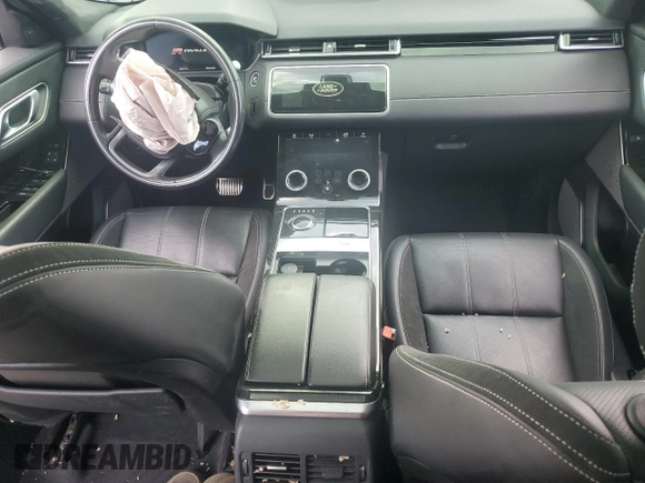 2020 Land Rover Range Rover Velar R-Dynamic S z VIN SALYK2FV9LA243034, wystawiony jako Copart lot #56222985 z przebiegiem 53 611 mil mil oraz Szkoda całkowita • Salvage title. Historia ofert i sprzedaży dostępna na DreamBid. Obrazek 8.