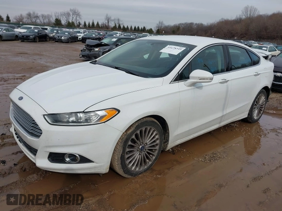 2016 Ford Fusion Titanium with VIN 3FA6P0K96GR158621, listed as a IAAI auction lot 41678349 with 182,162 mi miles. Bid and sale history available at carsss.com. Image 20.