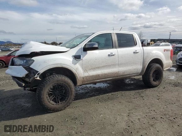 2019 Ford Ranger XL with VIN 1FTER4FH9KLA76852, listed as a Copart auction lot 46086495 with 74,343 mi miles and Salvage Title. Bid and sale history available at carsss.com. Image 1.