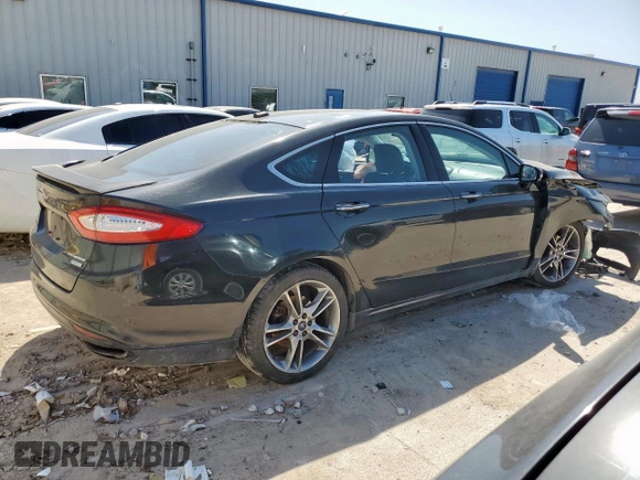 2013 Ford Fusion Titanium with VIN 3FA6P0K91DR323583, listed as a Copart auction lot 52909605 with 0 mi miles and Salvage Title. Bid and sale history available at carsss.com. Image 3.