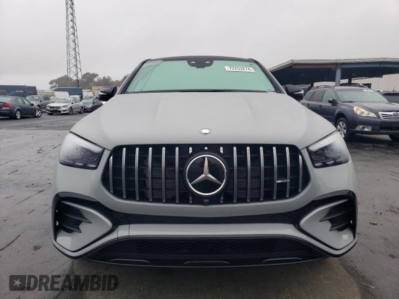 2024 Mercedes-Benz GLE 53 AMG with VIN 4JGFD6BB4RB249768, listed as a Copart auction lot 72253274 with 85 mi miles and Salvage title. Bid and sale history available at DreamBid. Image 5.