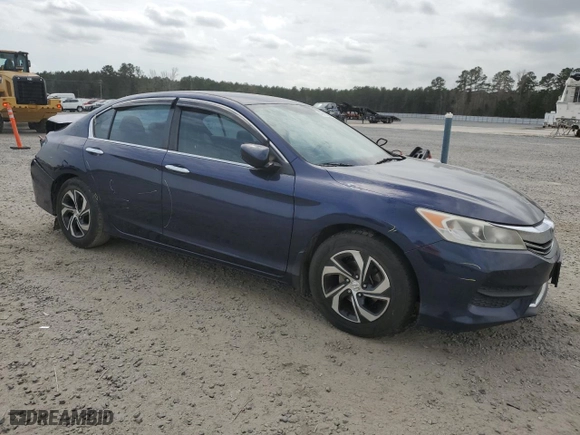 2016 Honda Accord Sedan LX with VIN 1HGCR2F30GA161910, listed as a Copart auction lot 48915265 with 204,062 mi miles and Salvage Title. Bid and sale history available at carsss.com. Image 4.