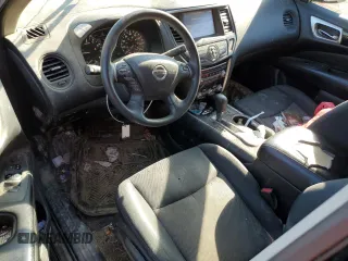 2018 Nissan Pathfinder SV with VIN 5N1DR2MN5JC608035, listed as a Copart auction lot 88951215 with 105,730 mi miles and Salvage Title. Bid and sale history available at carsss.com. Image 8.