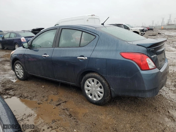 2017 Nissan Versa Sedan SV with VIN 3N1CN7AP8HL833212, listed as a Copart auction lot 47062785 with 104,626 mi miles and Salvage Title. Bid and sale history available at carsss.com. Image 2.