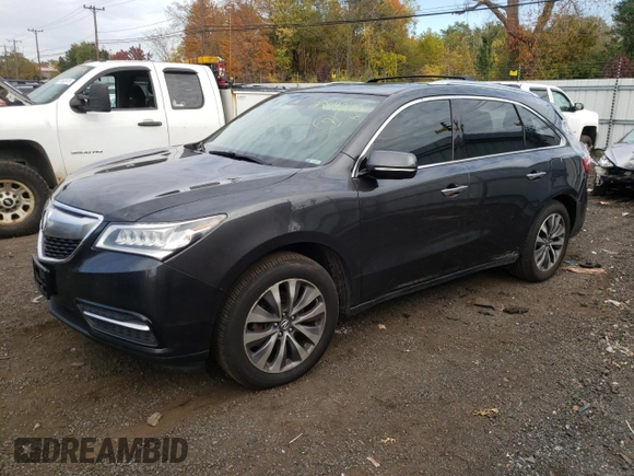 2016 Acura MDX w/Tech with VIN 5FRYD4H47GB021847, listed as a Copart auction lot 73640213 with 252,967 mi miles. Bid and sale history available at carsss.com. Image 1.