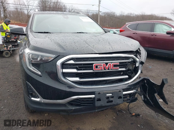 2018 GMC Terrain SLT with VIN 3GKALVEV5JL345563, listed as a IAAI auction lot 41675286 with 86,356 mi miles. Bid and sale history available at carsss.com. Image 19.