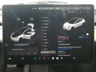 2023 Tesla Model 3 Performance with VIN 5YJ3E1EC1PF695933, listed as a Copart auction lot 47872315 with 19,379 mi miles and Salvage Title. Bid and sale history available at carsss.com. Image 9.