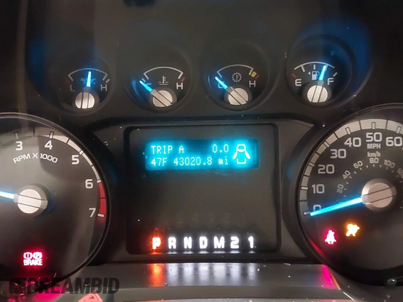 2016 Ford F-250 XLT with VIN 1FTBF2B60GEA32562, listed as a IAAI auction lot 42049024 with 43,020 mi miles and . Bid and sale history available at DreamBid. Image 7.