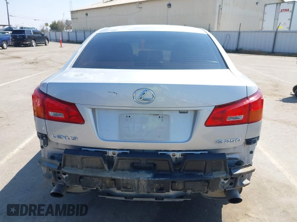 2006 Lexus IS 250 Manual with VIN JTHBK262862004378, listed as a IAAI auction lot 41865781 with 184,169 mi miles. Bid and sale history available at carsss.com. Image 17.