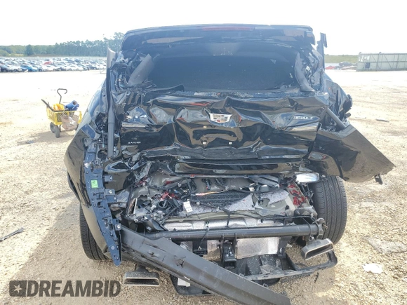 2023 Cadillac XT4 AWD Sport with VIN 1GYFZFR48PF182380, listed as a Copart auction lot 68937594 with 8,400 mi miles and Salvage Title. Bid and sale history available at carsss.com. Image 6.