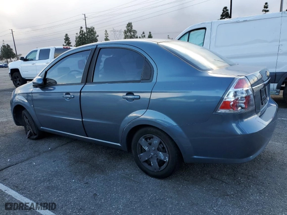 2009 Chevrolet Aveo LT w/1LT with VIN KL1TD56E29B368903, listed as a Copart auction lot 48169405 with 97,489 mi miles and Salvage Title. Bid and sale history available at carsss.com. Image 2.