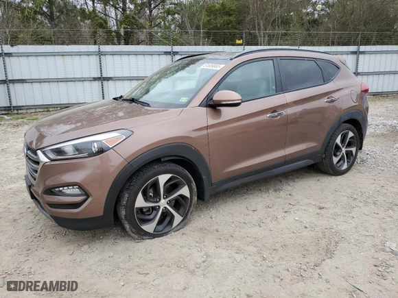 2016 Hyundai Tucson Sport with VIN KM8J33A27GU180749, listed as a Copart auction lot 51659865 with 70,506 mi miles and Salvage Title. Bid and sale history available at carsss.com. Image 1.