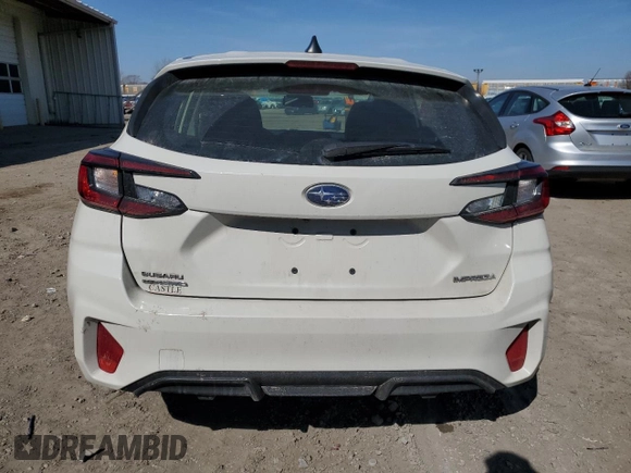 2024 Subaru Impreza with VIN JF1GUABC5R8286108, listed as a Copart auction lot 49062575 with 20,346 mi miles and Salvage Title. Bid and sale history available at DreamBid. Image 6.