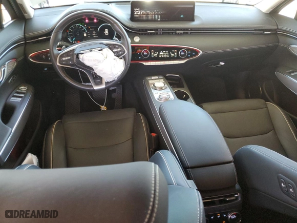2023 Genesis Electrified GV70 Advanced with VIN 5NMMCET15PH000404, listed as a Copart auction lot 73652074 with 2,024 mi miles and Salvage Title. Bid and sale history available at carsss.com. Image 8.