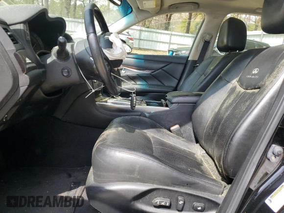 2012 Infiniti M37 with VIN JN1BY1AR6CM390879, listed as a Copart auction lot 51152655 with 187,611 mi miles and Salvage Title. Bid and sale history available at carsss.com. Image 7.