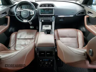 2018 Jaguar F-Pace S with VIN SADCM2FV7JA255776, listed as a Copart auction lot 53561575 with 82,005 mi miles and Salvage title. Bid and sale history available at DreamBid. Image 8.