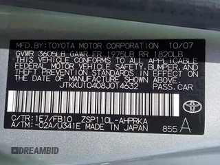 2008 Scion xD with VIN JTKKU10408J014632, listed as a IAAI auction lot 42189267 with 135,196 mi miles and . Bid and sale history available at DreamBid. Image 9.