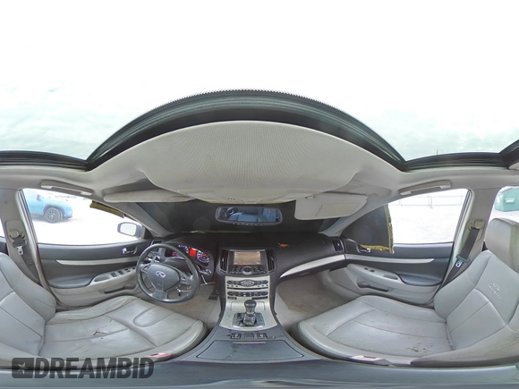 2007 Infiniti G35 Journey with VIN JNKBV61E67M725255, listed as a Copart auction lot 76251064 with 214,985 mi miles and Salvage Title. Bid and sale history available at DreamBid. Image 12.