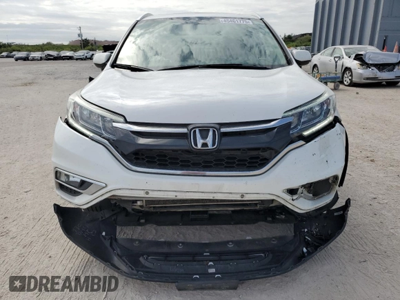 2015 Honda CR-V EX-L with VIN 5J6RM4H75FL040998, listed as a Copart auction lot 45461775 with 124,453 mi miles and Salvage Title. Bid and sale history available at carsss.com. Image 5.