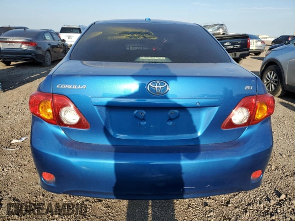 2009 Toyota Corolla with VIN JTDBL40E699085891, listed as a Copart auction lot 46706975 with 36,141 mi miles and Salvage Title. Bid and sale history available at carsss.com. Image 6.
