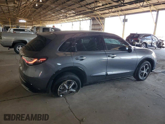 2024 Honda HR-V EX-L with VIN 3CZRZ1H76RM737373, listed as a Copart auction lot 58038925 with 14,857 mi miles and Salvage title. Bid and sale history available at DreamBid. Image 3.