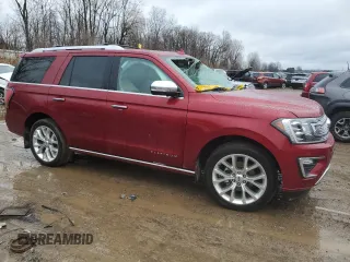 2018 Ford Expedition Platinum with VIN 1FMJU1MT4JEA55750, listed as a Copart auction lot 86452284 with 51,053 mi miles and Clean Title. Bid and sale history available at carsss.com. Image 4.