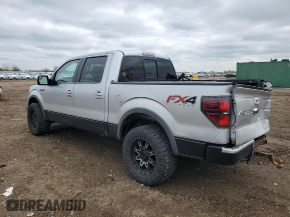 2014 Ford F-150 XL with VIN 1FTFW1EF4EKG43877, listed as a Copart auction lot 55682295 with 166,229 mi miles and Salvage title. Bid and sale history available at DreamBid. Image 2.
