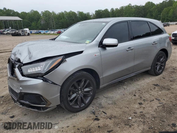 2020 Acura MDX Technology z VIN 5J8YD4H06LL028585, wystawiony jako Copart lot #58244625 z przebiegiem 89 782 mil mil oraz Szkoda całkowita • Salvage title. Historia ofert i sprzedaży dostępna na DreamBid. Obrazek 1.
