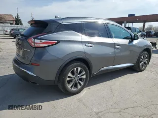 2017 Nissan Murano SV z VIN 5N1AZ2MH5HN165008, wystawiony jako Copart lot #53845045 z przebiegiem 98 294 mil mil oraz Szkoda całkowita • Salvage title. Historia ofert i sprzedaży dostępna na DreamBid. Obrazek 3.