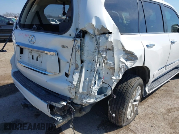 2017 Lexus GX with VIN JTJBM7FX9H5154163, listed as a IAAI auction lot 41657223 with 146,436 mi miles. Bid and sale history available at carsss.com. Image 6.