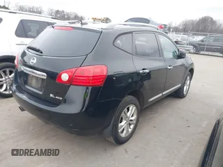 2013 Nissan Rogue S with VIN JN8AS5MVXDW657168, listed as a IAAI auction lot 41511587 with 192,576 mi miles and . Bid and sale history available at DreamBid. Image 4.