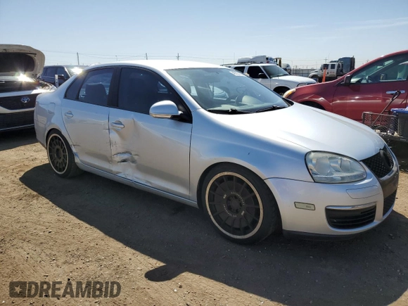 2008 Volkswagen Jetta Sedan S with VIN 3VWJZ71K38M016766, listed as a Copart auction lot 48253165 with 143,980 mi miles and Salvage Title. Bid and sale history available at carsss.com. Image 4.