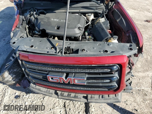 2020 GMC Canyon 2WD SLE with VIN 1GTG5CEN8L1121170, listed as a Copart auction lot 87121844 with 0 mi miles and Salvage Title. Bid and sale history available at carsss.com. Image 12.